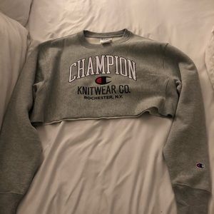 Champion cropped crew neck